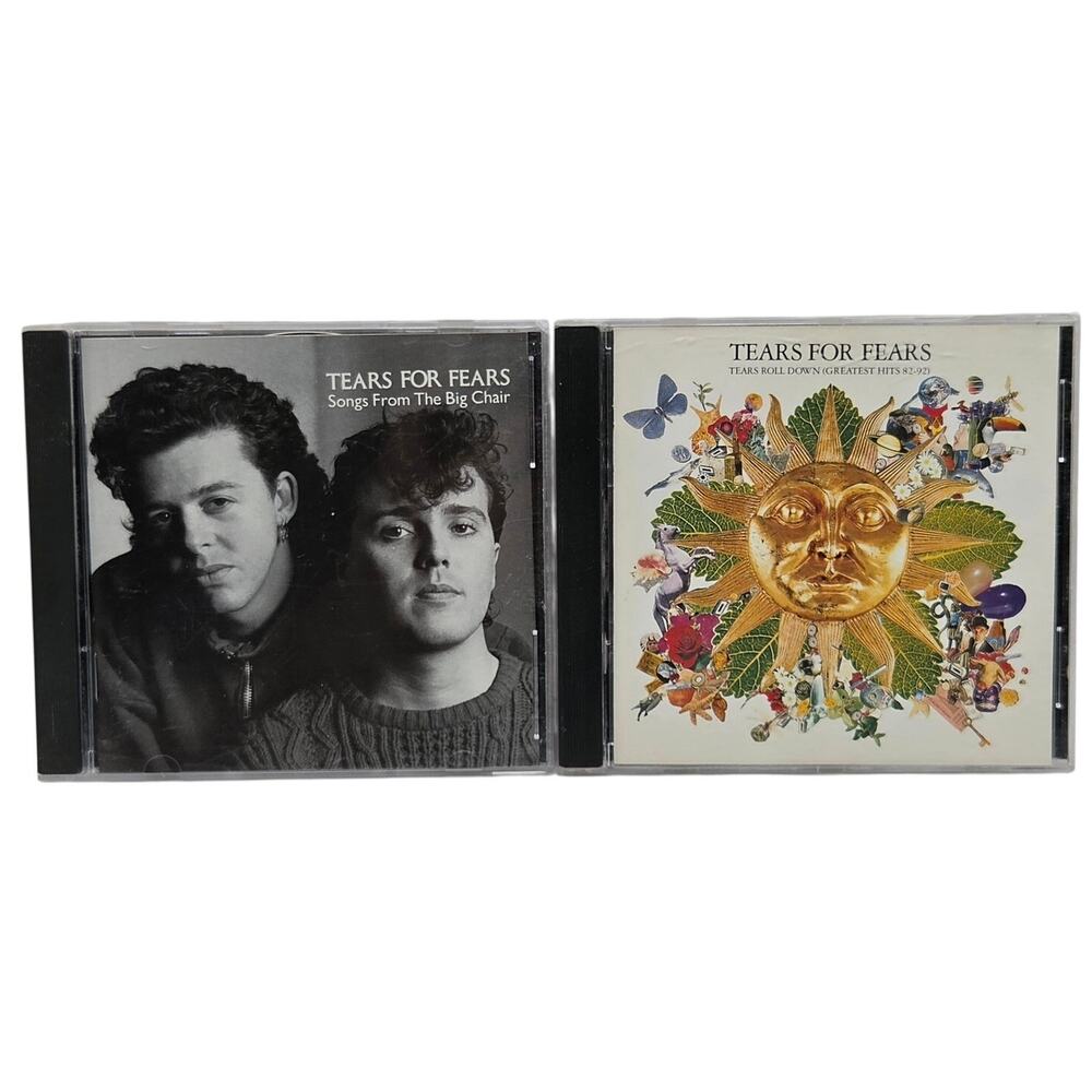 Tears For Fears Songs From The Big Chair & Greatest Hits CD Tested 80s-90's